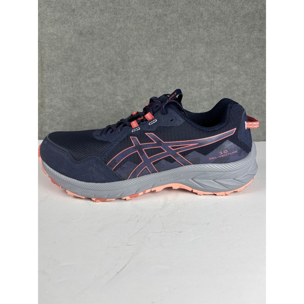 ASICS Gel-Venture 10 Trail Running Shoes Wide 11 Blue Pink 1012B761 - Picture 6 of 12